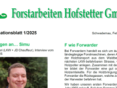 Das erste Infoblatt 2025....