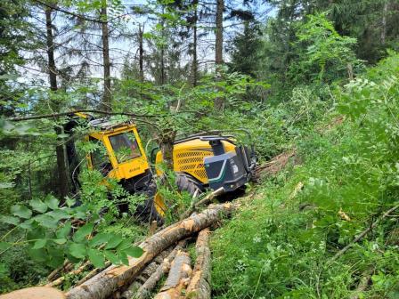 Ecolog 580 F im Steilgelände